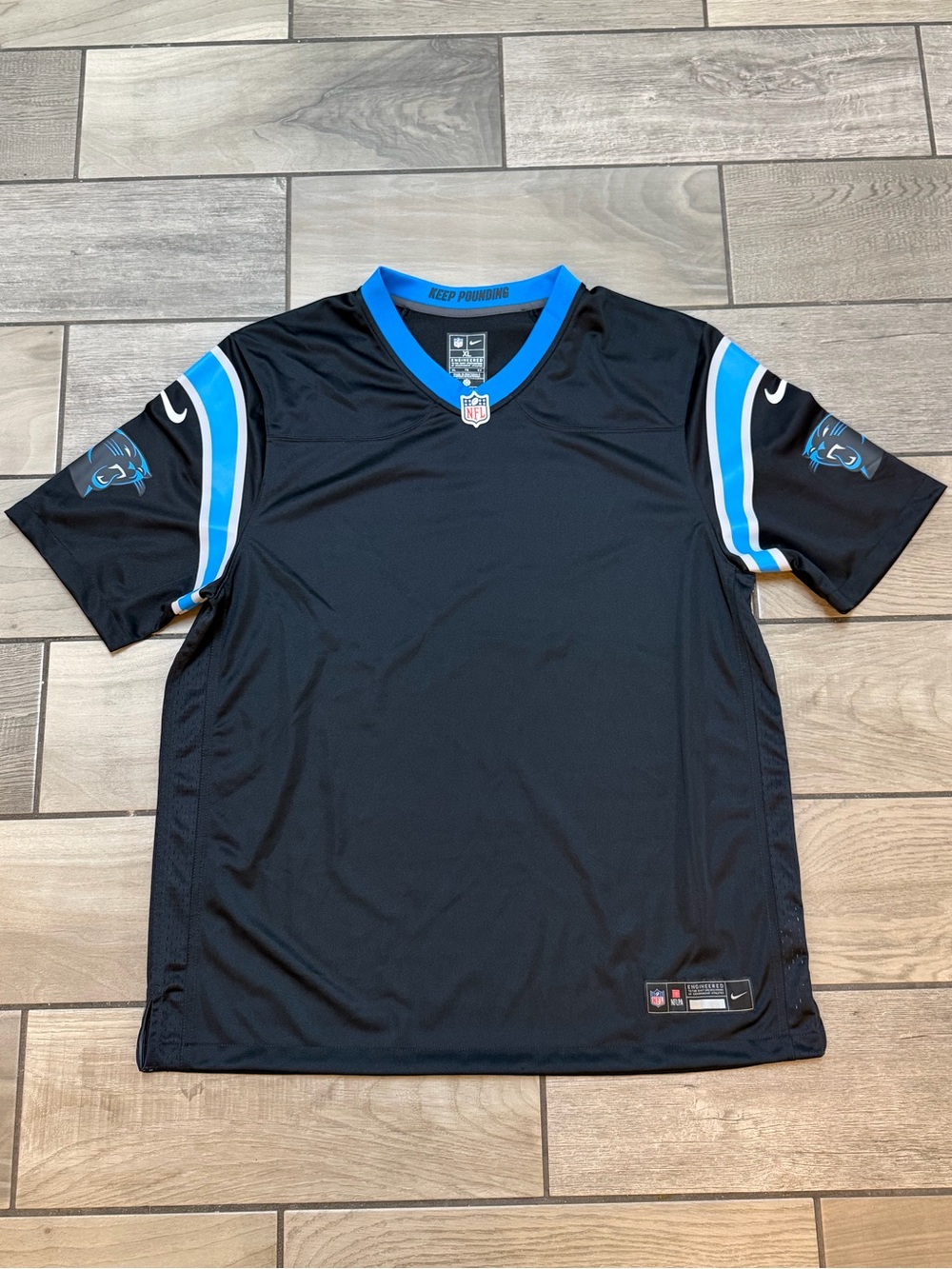 Nike Carolina Panthers Blank NFL On-Field Game Jersey